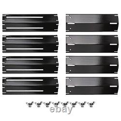 Heat Plate Replacement Kit for BBQ Gas Grill 8Pcs Adjustable in Stainless Steel