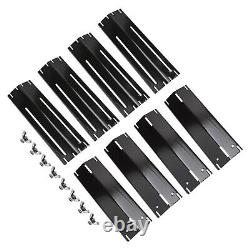 Heat Plate Replacement Kit for BBQ Gas Grill 8Pcs Adjustable in Stainless Steel