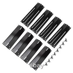 Heat Plate Replacement Kit for BBQ Gas Grill 8Pcs Adjustable in Stainless Steel