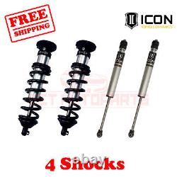 ICON Kit of 4 2.5 Coilovers+2.0 IR 0-3 Lift Shocks for Toyota Tundra 2WD 00-06