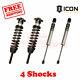 Icon Kit Of 4 2.5 Reservoir Coilovers+2.0 Ir Shocks For Toyota Tacoma 16-21