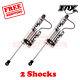 Kit 2 Fox 0-1 Lift Front Shocks Fits Ford F350 Cab Chassis/utility 4wd 1999-04