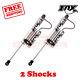 Kit 2 Fox 3.5-6.5 Lift Rear Shocks For Hummer H2 4wd 2003-2009