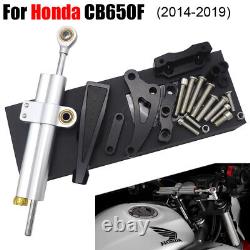 Kit Fit Honda CB650F 2014-2019 Motorcycle Adjustable Steering Damper Bracket Kit