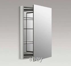 Kohler Catalan 24-1/8 x 36-1/8 Aluminum Single-Door Medicine Cabinet 2943-PG