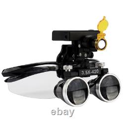 LED Dental Headlight Loupes Kit, 2.5x 3x Magnification