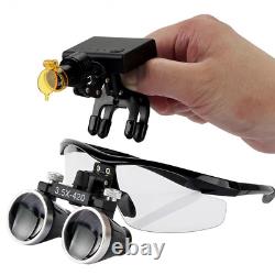 LED Dental Headlight Loupes Kit, 2.5x 3x Magnification