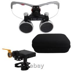 LED Dental Headlight Loupes Kit, 2.5x 3x Magnification