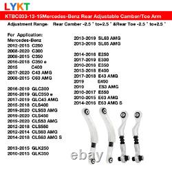 LYKT 4pcs Alignment Rear Camber&Toe Adjustable Arms for Benz CLS? E? GLC? GLK? SL