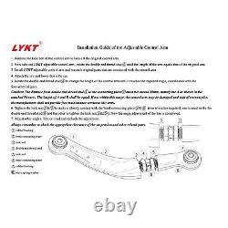 LYKT 4pcs Alignment Rear Camber&Toe Adjustable Arms for Benz CLS? E? GLC? GLK? SL