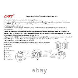 LYKT 4pcs Alignment Rear Camber&Toe Adjustable Arms for Benz CLS? E? GLC? GLK? SL