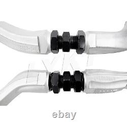 LYKT 4pcs Front Adjustable Camber Arms for AudiQ5? A4~8? RS5~7? S4~8 & PorscheMacan