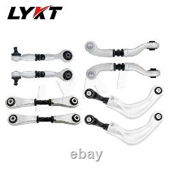 LYKT 8pcs Adjustable Front&Rear Camber&Toe Kit for Audi A? S? Q5? RS5/7? SQ5 &Macan