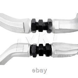 LYKT 8pcs Adjustable Front&Rear Camber&Toe Kit for Audi A? S? Q5? RS5/7? SQ5 &Macan