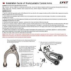 LYKT4pcs Alignment Front Camber Ball Joint & Rear Camber Arm for BenzS? CLS? E? AMG