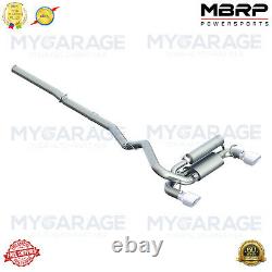 MBRP 3 Cat Back Exhaust System Kit Dual Exit for 2016 2018 Ford Focus RS 2.3L