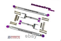 MSS Adjustable Upper Lower Control Arm Kit 71-96 GM B Body Impala Caprice LCA