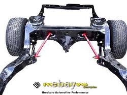 MSS Control Arms Brace&Upper Lower Trailing 68-72 GM A Body Adjustable Kit SILVE