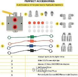 Manual Hydraulic Multiplier, SCV Splitter/Diverter Valver/ Couplers & Ag Fitting