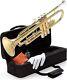 Mendini By Cecilio Bb Trumpet Withcase, Cloth, Oil & Gloves Gold