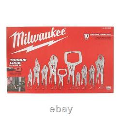 Milwaukee 48-22-3690 Torque Lock Locking Pliers Kit (10-Piece)