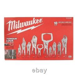 Milwaukee Torque Lock Locking Pliers Kit (10-Piece) 48-22-3690