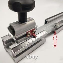 Miter Gauge Joint Jig Kit T-track Slot Adjustable Flip Stop Router Table 60-110C