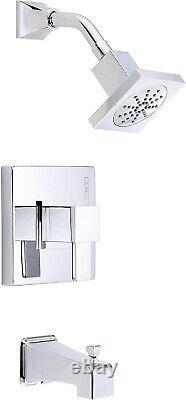 (NEW) Danze D500033T Reef Single Handle Tub and Shower Kit, Chrome