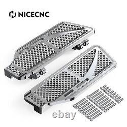 NICECNC Enlarged Rider Footboard Kit For Harley Softail Deluxe FLSTN 2005-2017