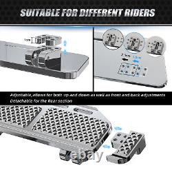 NICECNC Enlarged Rider Footboard Kit For Harley Softail Deluxe FLSTN 2005-2017