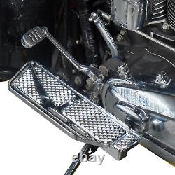 NICECNC Enlarged Rider Footboard Kit For Harley Softail Deluxe FLSTN 2005-2017