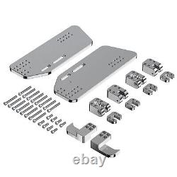 NICECNC Enlarged Rider Footboard Kit For Harley Softail Deluxe FLSTN 2005-2017