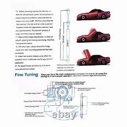 New Universal Adjustable Lambo Door Bolt On Vertical Doors Kit Most Of Car RWD