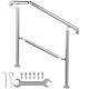 Outdoor Handrail Stainless Steel 4 To 5 Steps Stair Railing Porch Post Hand Rail