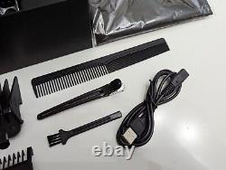 PCS Cordless Rechargeable Hair Clipper 6500rpm Adjustable Blade Barber Kit New