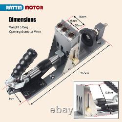 Pocket Hole Jig Kit Adjustable Woodworking Drill Hole Locator Carpenters Bits