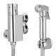 Premium Chrome Plated Handheld Bidet Spray Kit Adjustable Thermostatic Valve