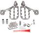 Pro Moto Billet Fastway Evo Ext Stainless Steel Footpeg Set And Fit Kit 22-5-007
