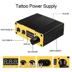 Professional Tattoo Machine Kit Rotary Pen Set with Tattoo Power Supply