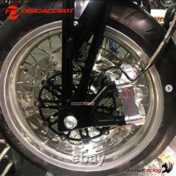 Racing reasets kit DIscacciati adjustable silver color for Honda CRF150 Motard