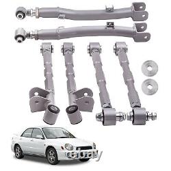 Rear Full Adjustable Lateral Link Traling Arm 6 Link Kit for Subaru Impreza WRX