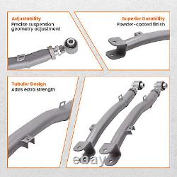 Rear Full Adjustable Lateral Link Traling Arm 6 Link Kit for Subaru Impreza WRX