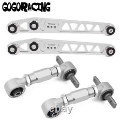 Rear Lower Control Arms Camber Suspension Adjustable Kit Fit For Civic 96-00 EK