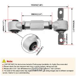 Rear Lower Control Arms Camber Suspension Adjustable Kit Fit For Civic 96-00 EK