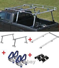 Reese Truck Bed Ladder Rack 800lb +Top Rail Kit + Protective Glides + Load Stops