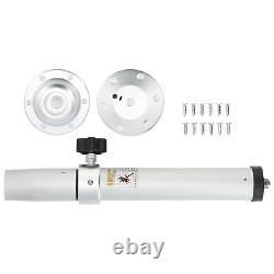 SPG 19.3-28.3in Table Pedestal Kit Adjustable Silver Pillar With Mount Base