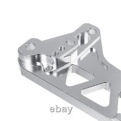 Silver 7 Billet Rear Lower Control Arm + Subframe Brace for Honda Civic EG 92-95