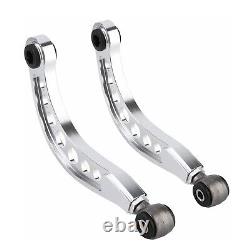 Silver Adjustable Rear Upper Camber Control Arms for Honda Civic 1.8L 2.0L 06-15