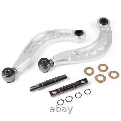 Silver Aluminium Rear Camber Kit for 06-11 Honda Civic DX/LX/EX/SI FG2 FD2