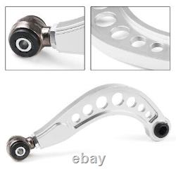 Silver Aluminium Rear Camber Kit for 06-11 Honda Civic DX/LX/EX/SI FG2 FD2